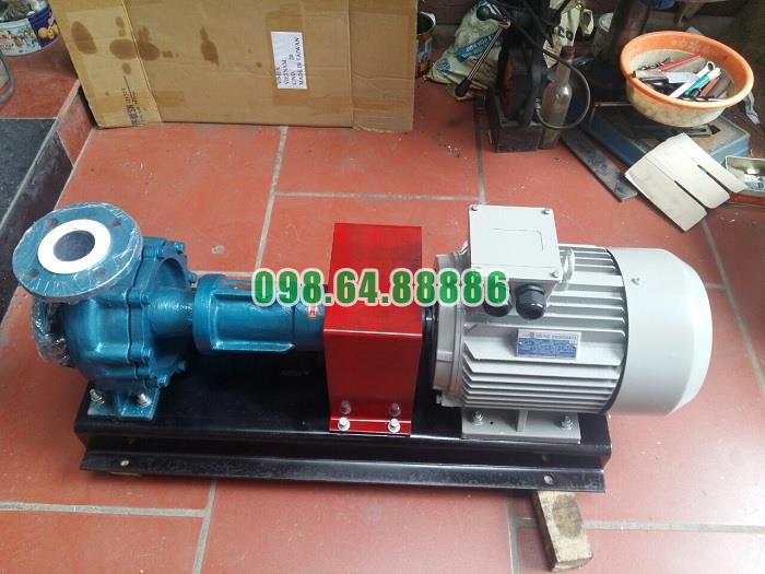 Bơm dầu nhiệt độ cao RY80-50-200 Cột áp 50 m, lưu lượng 50 m3/h, công suất 15 kW